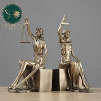 Chặn sách tượng nữ thần Công Lý Lady Justice GH-DC0744
