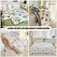 Chăn Sơ Đũi Đậu Nành, Chăn Mùa Hè Mềm Mịn Thoáng Mát (Kích Thước 2m x 2m3)