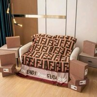 Chăn spa chất liệu tuyết nhung họa tiết thương hiệu kích thước 1m2x2m mẫu FD