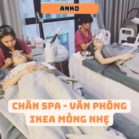 Chăn Spa IKEA Mỏng Nhẹ Chất Dạ Mịn Siêu Ấm, Chăn Văn Phòng, Dùng Trong Ô Tô Đa Năng Hàng Chính Hãng