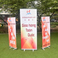 Chân Standee cuộn nhôm chất lượng cao tiện lợi treo banner, ảnh quảng cáo - Standee in theo đơn đặt hàng