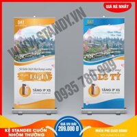 Chân Standee cuốn nhôm kích thước 60x160cm