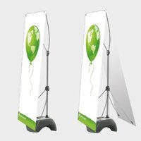 ✌♞™Chân standee đế nước kích thước, cản gió ngoài trời size 60*160cm-80*180cm