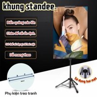 Chân standee Standee chữ thập chân dựng standee Chân Standee Chữ T Tăng Giảm Kích Thước 125-220cm