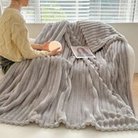 CHĂN TĂM PLUS LÔNG THỎ SIÊU MỀM MƯỢT 1.4KG