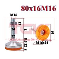 Chân tăng chỉnh chịu lực inox 304 80x16M16