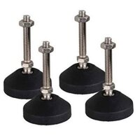 Chân tăng chỉnh cho nhôm định hình đường kính 40mm - Ren M10 ren dài 50mm