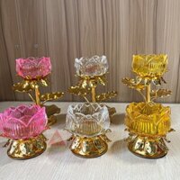 Chân Tealight Lưu Ly Sen