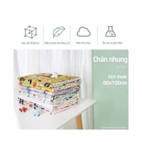 Chăn thu đông lót nhung cao cấp Insular, mền in họa tiết mền mịn êm ái cho bé