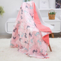 Chăn thu đông lót nhung cao cấp cho bé Wooji 80x100cm