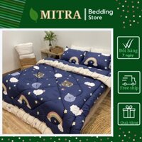 Chăn thu đông mẫu Cầu Vồng chăn cotton Poly cao cấp