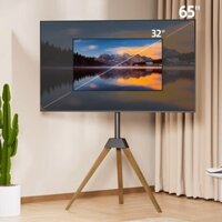 Chân Tivi Di Động Dạng Cọc 3 Chân Gỗ Tk19 (32"- 65")