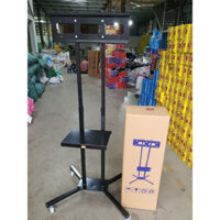 Chân Tivi Di Động Đăng Huấn Có Bánh Xe Tiện Dụng _ Giá Đỡ Tivi bằng sắt sơn tĩnh điện 5 lớp chấc chắn