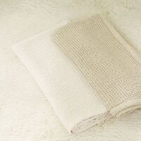 Chăn tổ ong chống ngạt WAFFLE BLANKET LOLBABY HÀN QUỐC cho bé