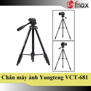 Chân tripod tay cầm panhead quay phim chụp ảnh Yunteng VCT-681
