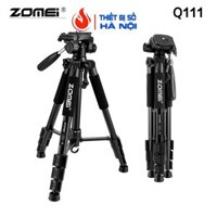 Chân Tripod Zomei Q111 Bằng Nhôm Chuyên Nghiệp Kèm Túi Đựng Cho Máy Ảnh Kỹ Thuật Số