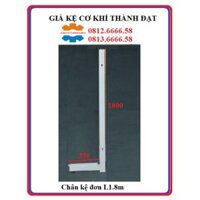 Chân trụ giá kệ siêu thị, chân trụ chữ L- chân L kệ siêu thị chiều cao 1.8m
