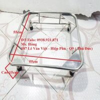 Chân tủ lạnh - máy giặt ống tròn inox cao cấp 55*55-CTTR01-55