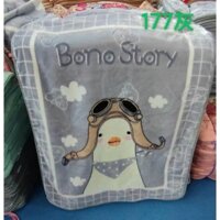 Chăn Tuyết Nhung Loại Dày (0,9kg), Chăn Mùa Đông Cho Bé Đi Học Kích Thước 1mx1m4 Mềm Mịn, Giữ Ấm Tốt