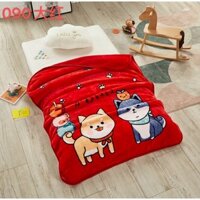 Chăn tuyết trẻ em, chăn nhung cho bé hàng dày
