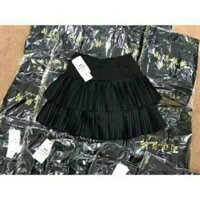 Chân váy 2 tầng xếp ly cạp cao