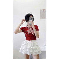 Chân váy 4 tầng 2012