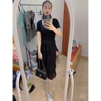 Chân váy 4 tầng