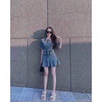 Chân váy áo nguyên set tiểu thư