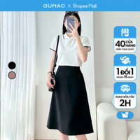 Chân váy basic nữ công sở dáng xòe thanh lịch thời trang GUMAC BVE00013 - LVE0403 - LVE0508 - VE01011 - Hàng mới về