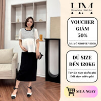 Chân váy bầu bigsize dáng dài Chân váy bút chì có chun điều chỉnh công sở đủ size đến 120kg thiết kế bởi Happy Mom