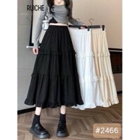 Chân váy bèo tầng dáng dài có lót CV2466 - Shop Nàng Cần Thơ