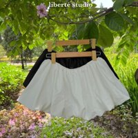Chân váy bí dáng xòe cạp trễ dài 29cm hai lớp lót siêu xinh liberté studio