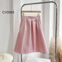Chân Váy Bigsize Nữ Tú Mỡ Thiết Kế Tôn Dáng, Chân Váy Ly Pastel Đủ Size 45-80Kg CV0063