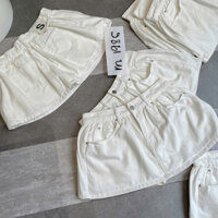 Chân váy bồng trắng xinh HOTTREND QC - M.A