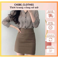Chân Váy Bút Chì Dáng Ôm body Ngắn 40cm Có Túi_CV22
