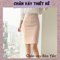 Chân váy bút chì ôm màu be nhạt ( sẵn size) - M12C