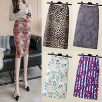 Chân Váy Bút Chì Xẻ Tà Lưng Cao Thời Trang Cho Nữ