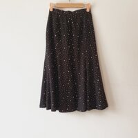 Chân váy chấm bi ngàn sao đuôi cá vintage Nhật - Em và nắng