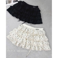 Chân váy chấm bi tầng Miu siu cap(KHÔNG ĐỔI TRẢ dưới mọi hình thức, lý do nào trừ lỗi SX- Cân nhắc kĩ trc khi đặt hàng)