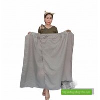 Chân Váy Chống Nắng KaKi  loại xẻ Եà có nút bấm dưới chân váy [Sọc ngẫu nhiên]  - Váy Chống Nắng Kim Anh