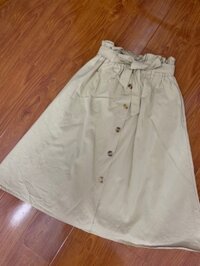 Chân váy chữ A có đai, nữ tính