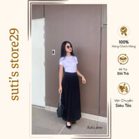 Chân váy chữ A có túi dài 90cm,chất liệu Vải RUBY Hàn Cao Cấp,kiểu váy Basic mềm mại MS23