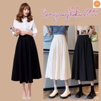 Chân Váy Chữ A Dài Hai Lớp