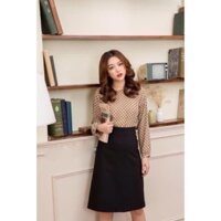 Chân váy chữ a dài ngang gối hàng mới_998