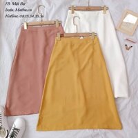 Chân váy chữ A dài