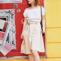 Chân váy chữ A dáng dài