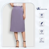 Chân Váy Chữ A NK FASHION Thiết Kế Basic Thanh Lịch Chất Vải Nhập Hàn Cao Cấp Không Nhăn UKCV2304002