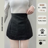 Chân váy chữ A Tafta cạp cao Bigsize Nabi, Chân váy con ong Bigsize 252 Nabi