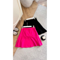 CHÂN VÁY CHỮ A - XÒE LAI XÉO ,màu Đen và Hồng