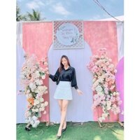 Chân váy Con Ong cạp lưng cao chất kaki mềm cao cấp co giãn nhẹ hack dáng siêu đỉnh KYN-88 ( TO)